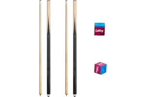 LOTKEY Pool Cue Stick,42" Pool Cue Set of 2 Billiard Cues Sticks for Professional,Pool Queue Sticks for Adults 14 oz House Ba