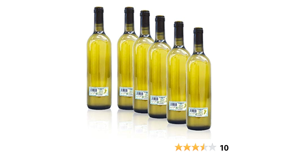 Pack 6 Botellas Vino Turbio Gallego 75 Cl. - Vino Blanco ...