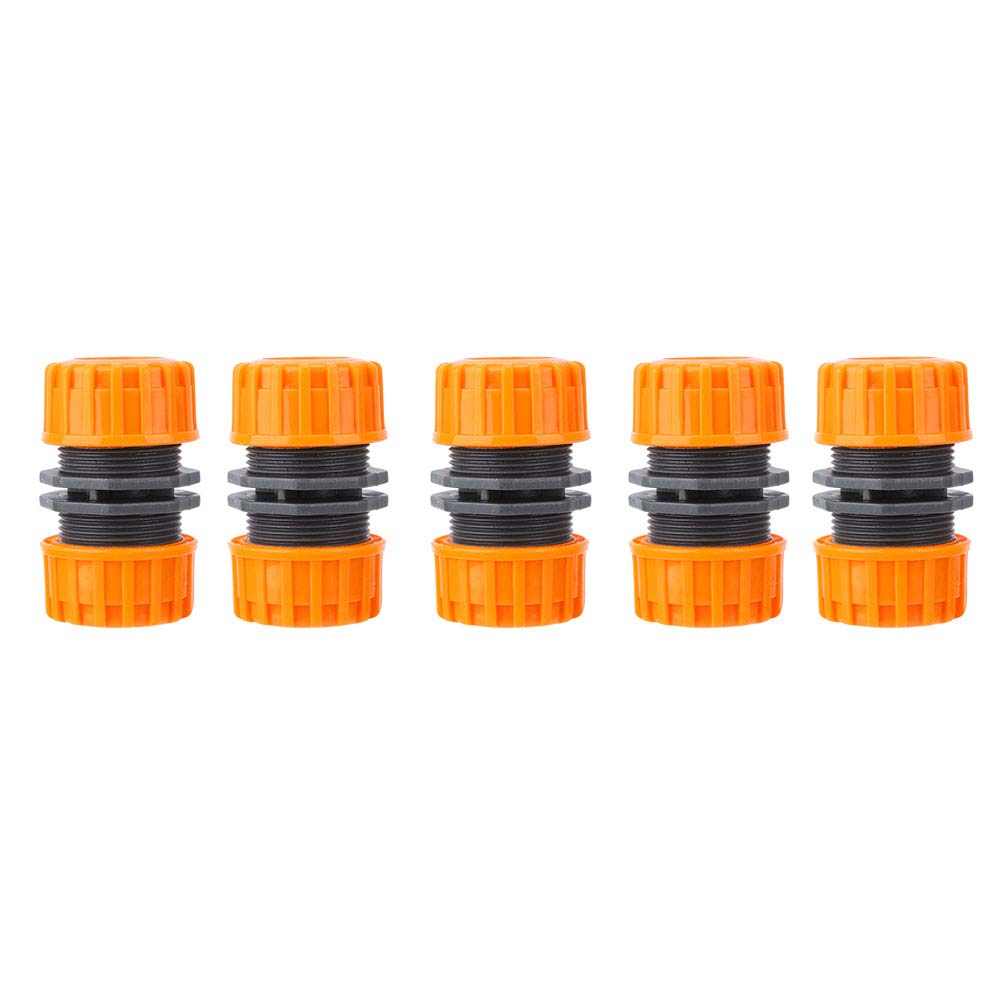 Fdit 5Pcs Hose Repair Connector,Hose Extension Coupling Home Garden Water Hose Repair Tool Suitable for Garden Tools