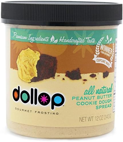 Dollop Gourmet All-Natural Non-GMO Frosting (Peanut Butter Cookie Dough)