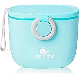 Termichy Baby Formula Dispenser, Portable Milk Powder Dispenser Container with Carry Handle and Scoop for Travel Outdoor Acti