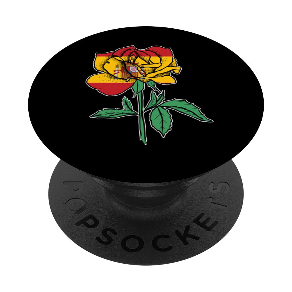 Spain Rose Spain Spanish PopSockets Swappable PopGrip