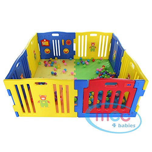 Mcc Plastic Baby Playpen 8 Sides With Activity Panel 8ppp Blue Buy Online In Malta At Malta Desertcart Com Productid