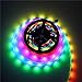 Aclorol WS2812B LED Strip Light 30 Pixels/M Individually Addressable Programmable Dream Color 16.4ft 150 5050 RGB SMD Pixels White PCB 5V Non-Waterproof Work with Arduino, FastLED Library & Raspberry