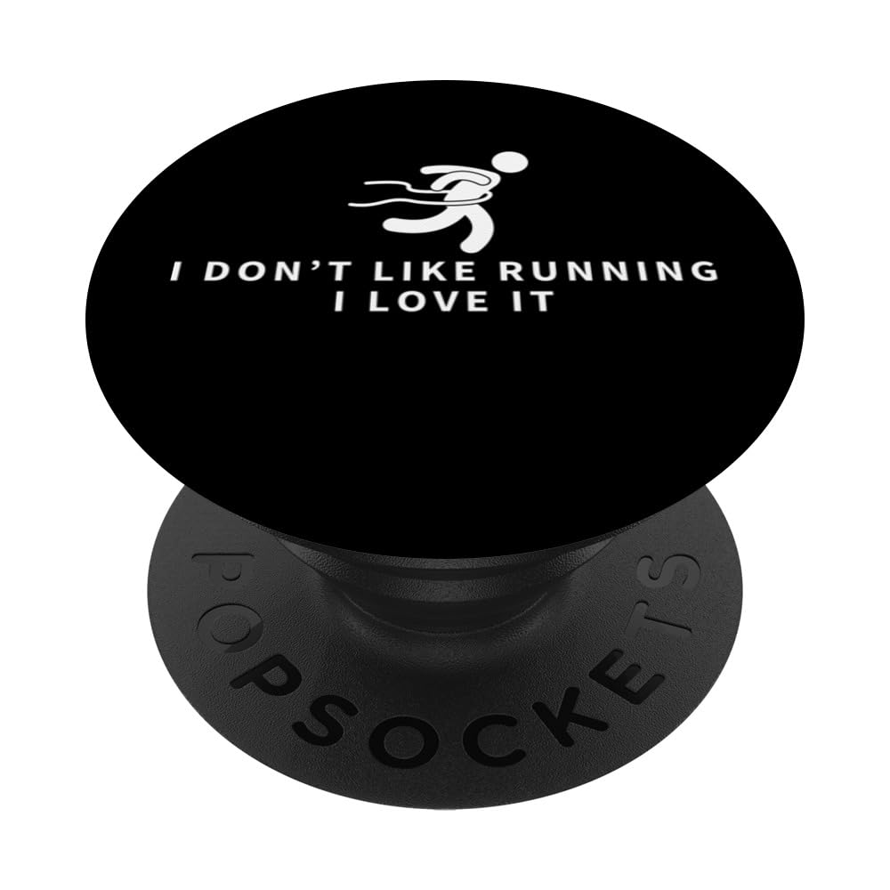 I Love Running Funny Marathon PopSockets Swappable PopGrip