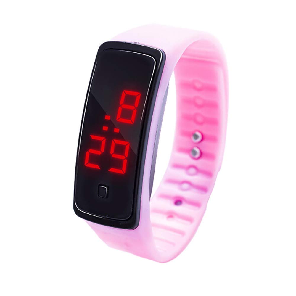 WUAI Unisex Kids Digital Watches Waterproof Outdoor Sports LED Wristwatch for Children Boys Girls Under 10 Dollar