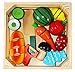 Joyin Toy Wooden Cutting Food Pretend Play Food Set