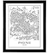 Phoenix Map Print City Map of Phoenix Poster Phoenix Map Poster US City Map Print Map Art Print Arizona Print Map Wall Art Map Art Modern City Art Scandinavian Poster 8x10