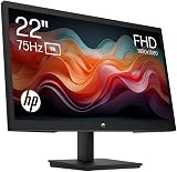 HP 22 Inch FHD Monitor VA 75Hz FreeSync Tilt HDMI VGA Black V22ve G5 view 1