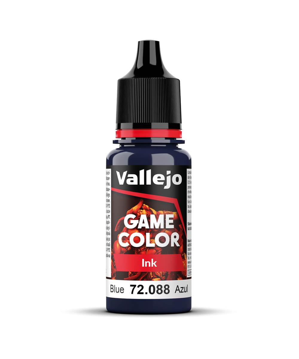 Vallejo Game Color Acrylic Paint, Steel Grey Matte Finish, Water-Based for Fantasy Figures and Wargames, 18 ml Dropper Bottle