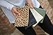 Lucky Love Clutch Wristlet or Crossbody Bag Purse, 100% GENUINE Leather Wrist Wallet, Can Hold iphone6 or iphone7 Plus or Samsung S6 Edge