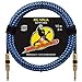 Rig Ninja Instrument Cable by NINJAMUSO, Quality Electric Guitar & Bass Cord for a Clean Clear Tone