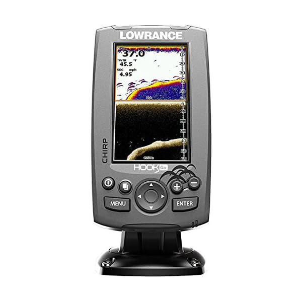 Lowrance-000-12641-001-Hook-4X-Sonar-WMidHiDownScan-XDCR