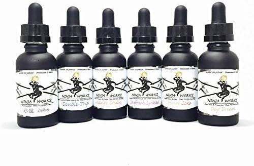 Amazon 純国産 Ninja Workz Premium E Lixirs 日本製電子タバコ専用リキッドジュース Mango Cream マンゴークリーム 30ml Ninja Workz 電子たばこ用リキッド