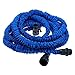 FlatLED Garden Water Hose, 75Ft Blue Collapsible Flexible Expanding Retractable Automatically without Spray Nozzle