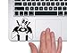 Deadpool Heart Hands Marvel Superhero - Trackpad Apple Macbook Laptop Vinyl Sticker Decal