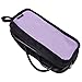 Cable Organizer Case Bag Portable Travel Computer Accessories Organizer Zipper Mesh Pouch for Laptop Mouse, Power Bank, USB, Adapter, Charger-Purple