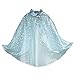 Girls Elsa Princess Polka Dots Blue Cape (M (2-5Y))