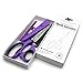 Herb Scissors by Lilac & Gooseberries, 5 Blade Stainless Steel Kitchen Shears, Best Herbs chopper for Arts & Craft Shredding (Acai Berry Purple)