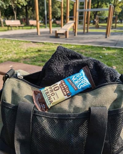 BARRINOLAS PROTEÍNA PACK 15 Pz: Sabor Cookies and Cream- 10g de Proteína por Barra - Sin Azúcar Añadida - Snack Saludable y Delicioso