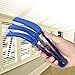 MCOMCE Blind Cleaner Tools, Multiple Uses Blind Cleaner, Microfiber Duster for Blinds, 2 PCS Clean Blinds, Window Blinds Cleaner, for Blinds, Shutters, Shades, Air Conditioner Vents Etc. Blue