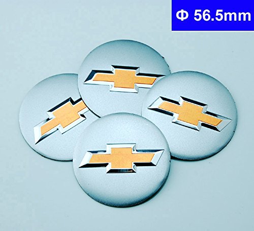 4pcs D025 56.5mm Emblem Badge Sticker Wheel Hub Caps Centre Cover Silver CHEVROLET CRUZE Silverado Volt MALIBU EPICA AVEO SAIL CAPTIVA Camaro