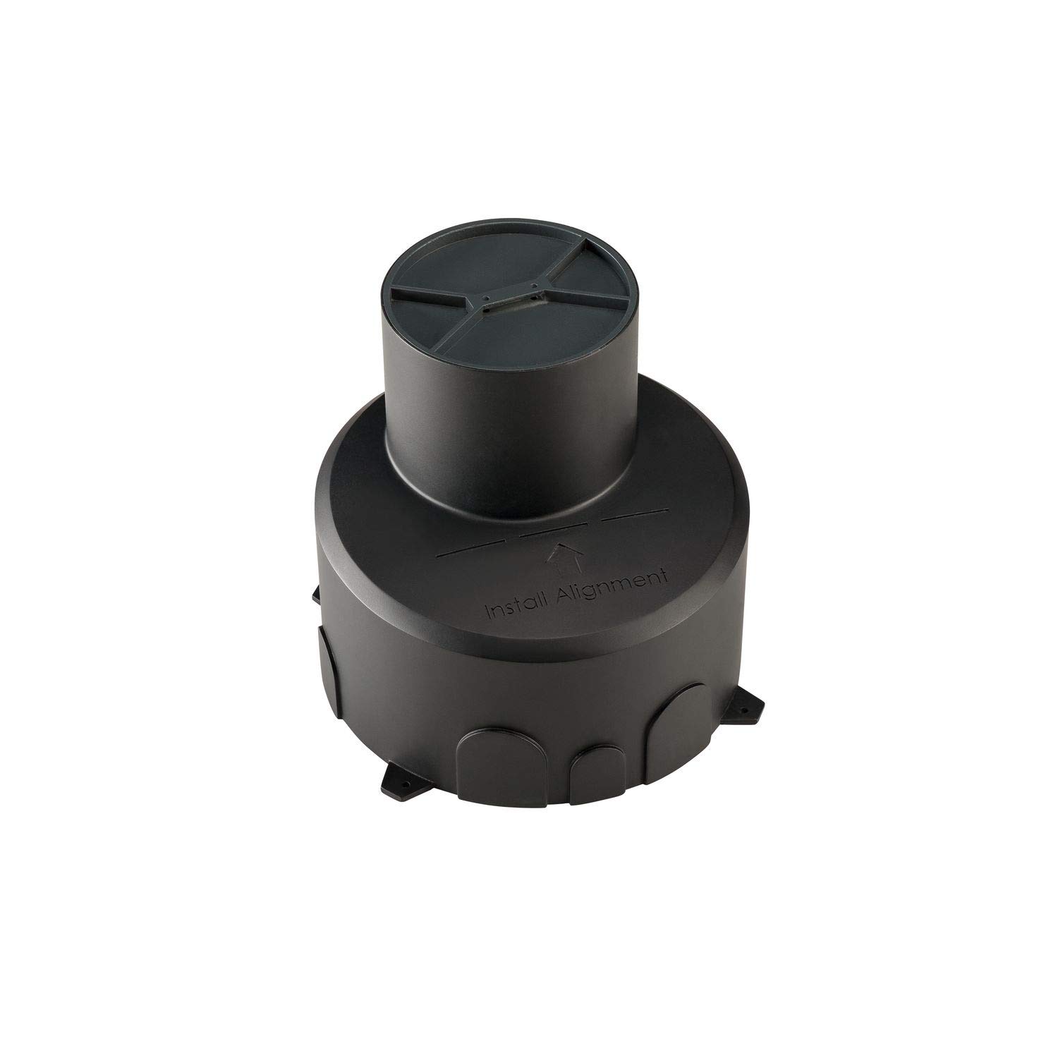 SLV DASAR® Premium DN90 mounting housing/Accessories for recessed Light, Spotlight/Black