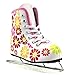 American Athletic Shoe Girl's Little Rocket Double Runner Ice Skates, White, 12