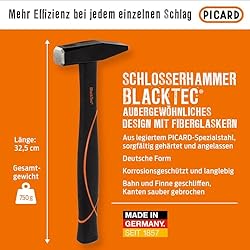 Picard Cross Peen Riveting Hammer, Alloyed Special