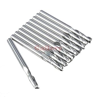Generic 2015 Direct Selling New Ferramentas Marcenaria Tool Furadeira 3.175 Mm 12mm Cel 2 Flute Carbide End Mills Router Bit Drill 3
