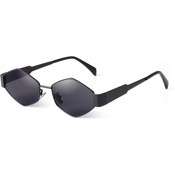 Amazon.com: Mriendao Trendy Hexagon Sunglasses for Women  display picture 1