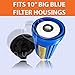 Aquaboon 5 Micron 10x4.5 Carbon Block Water Filters Whole House CTO Water Filter Replacement Cartridge Compatible with FXHTC, CB-BB-10, EP-BB, 1-Pack