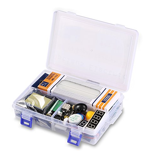 Optimus Electric UNO R3 Super Starter Kit - Complete UNO R3 Kit for Arduino Programming and Development - Includes a Development Board Compatible with Arduino UNO R3 - A Beginner's Inventor Kit - Thumbnail 2