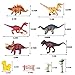 FUN LITTLE TOYS 29 PCs Dino Play Sand Set for Kids with Sandbox, Dinosaur Figure Toys, Dinosaur Molds Tools, Beach Sensory Toys Gifts for Toddlers Kids Boys Girls
