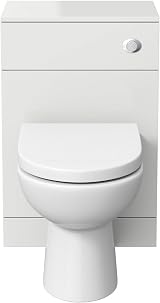 Artis Matte White Back to Wall Toilet Unit Cloakroom Furniture view 2