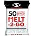 Snow Joe AZ-50-CCP Melt-2-Go 94% Pure Calcium Chloride Pellet Ice Melter, 50-lb Resealable Bag primary