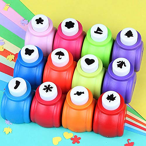 LoveInUSA Punch Craft Set, 10 Pack Hole Punch Shapes Hole Punch Shape