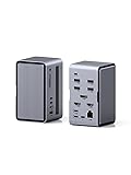 Hagibis USB C Docking Station Triple Monitor, LED