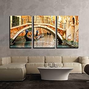 Beautiful Landscape of Venice x3 Panels