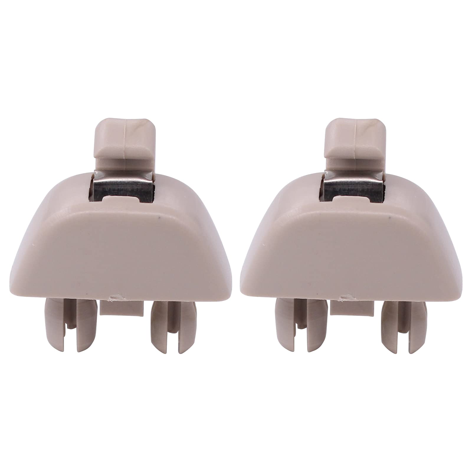 Photo 1 of NewYall Beige Interior Sun Visor Clip Bracket for Audi A6 A7 A8 S6 S7 S8 for VW Passat Polo 2006-2019 6R0857561Y20 1S0857561Y20 4F0857561