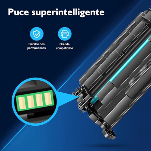 Meagiis 149X Sans Puce Cartouche de toner Compatible pour HP 149X 149A W1490X W1490A Compatible pour HP Laserjet Pro 4002dn 4002dw 4002d 4002 Laserjet MFP 4102fdw 4102dw 4102fdn 4102 (1 Noir)