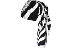 RLDOBOFE Zebra Bandana Skull Caps for Men Women Quick Dry Cooling Lightweight Helmet Lining Breathable Sweat Wicking Beanie O