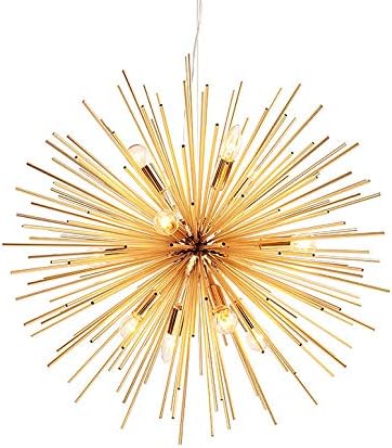 Golden Sputnik Chandelier Ceiling Light Lamp Pendant Lighting Fixture E14 Light
