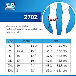 LP SUPPORT 270Z Calf Compression Sleeve for Men