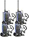 Arcshell Rechargeable Long Range Two-Way Radios with Earpiece 4 Pack UHF 400-470Mhz Walkie Talkies Li-ion Battery and Charger Included primary