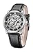 Kenneth Cole New York Men's KC1514 Automatic Gunmetal Black-Tone Watch With Leather Band