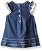 Calvin Klein Baby-Girls Dark Blue Chambray Dress with Panty