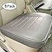 Big Ant Car Seat Cover 1 Piece, PU Faux Leather Bottom Seat Cover, Edge Wrapping Front Seat Protector for Cars (Gray)