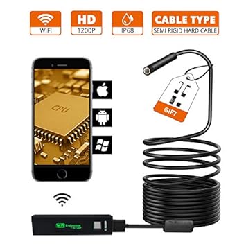 Buy Ssk Wifi Endoscope Camera Hd 1200p Waterproof Inspection