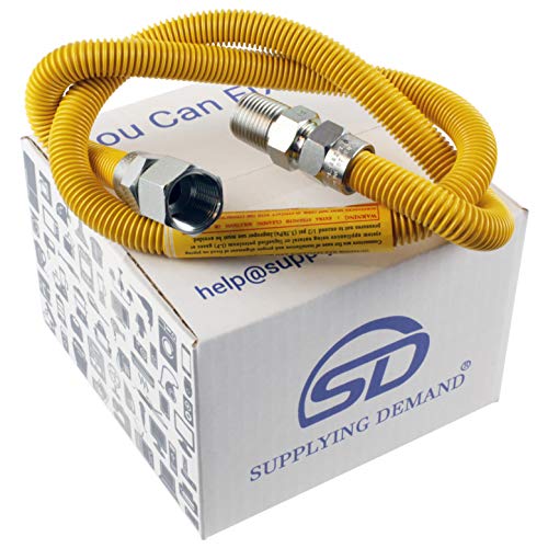 Supplying Demand 2033132 Dryer Gas Hose With Fittings Compatible With